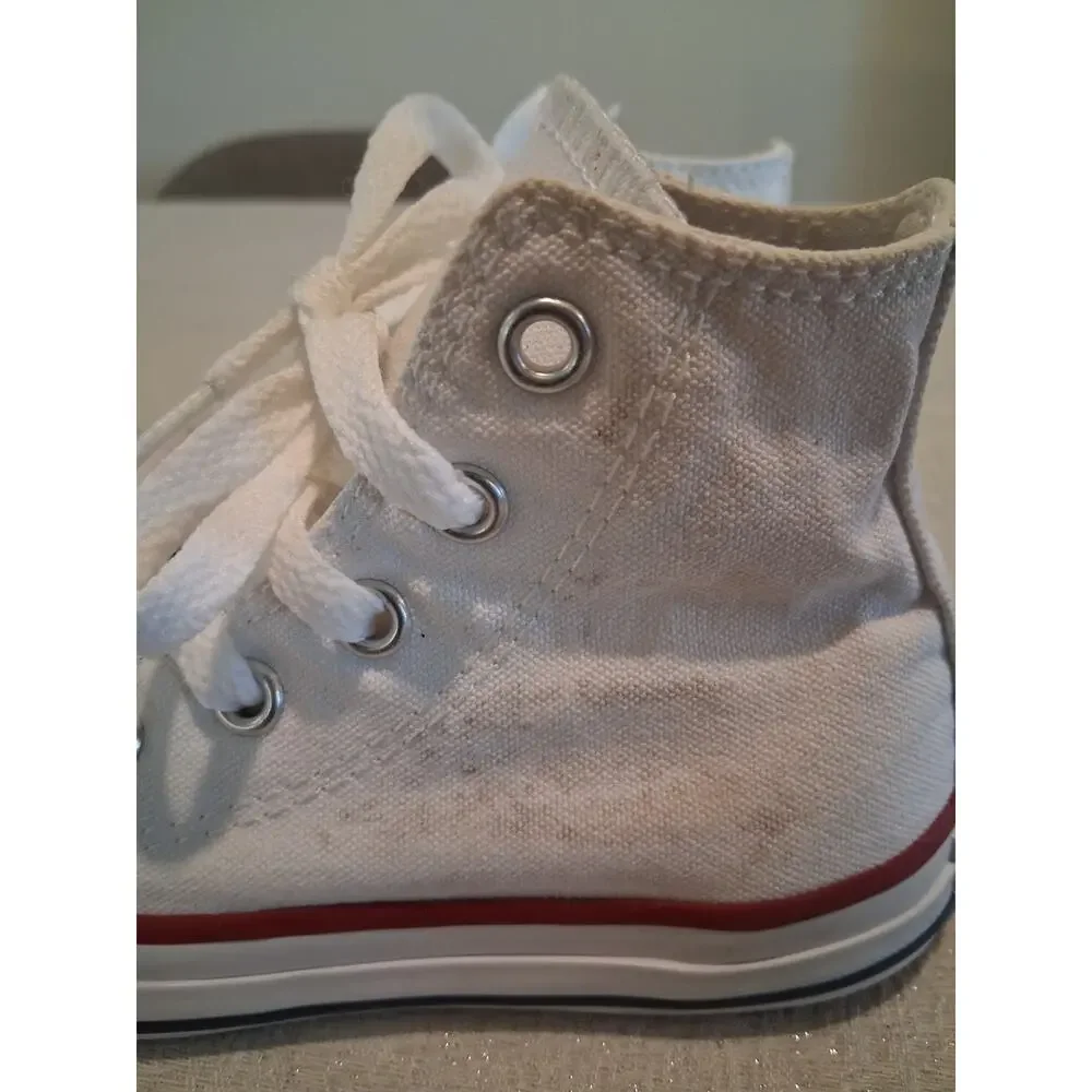 Converse Chuck Taylor All Star Kids Youth High Top Shoes Optical White 10.5
